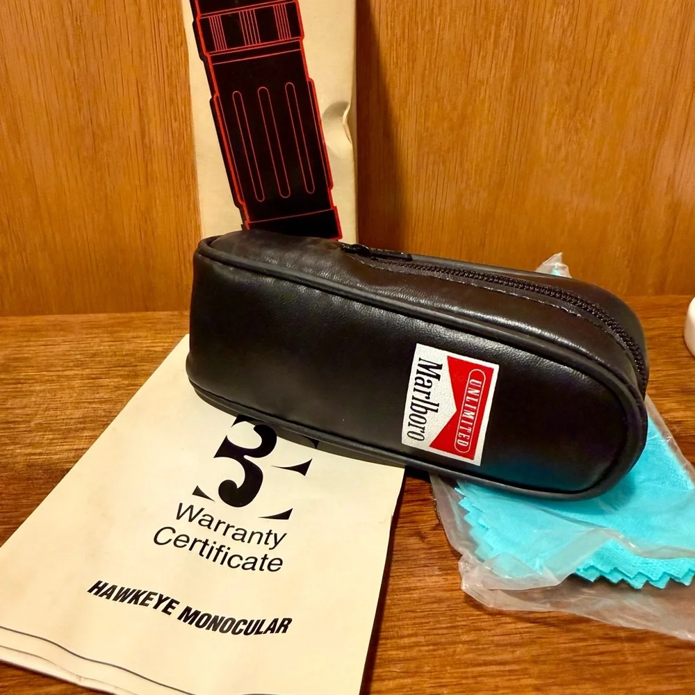 Vintage Marlboro Unlimited Vivitar PV Series 8x21 Monocular Scope Original Case